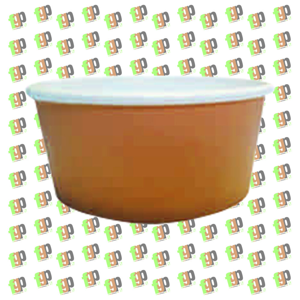 Tub Generic Single Pe Brown 12Oz 500S